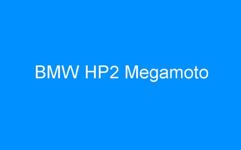 Lire la suite à propos de l’article BMW HP2 Megamoto