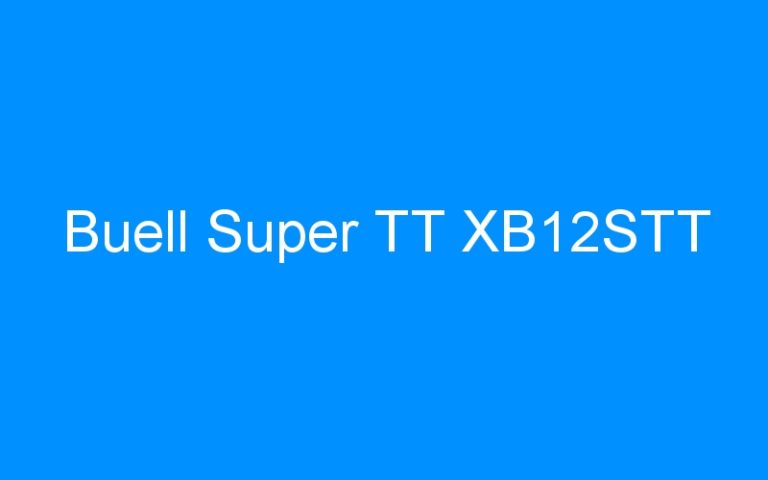 Lire la suite à propos de l’article Buell Super TT XB12STT