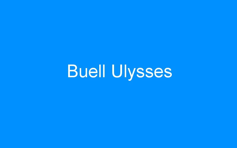 Buell Ulysses