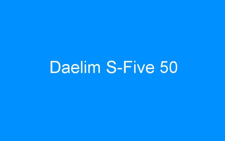 Lire la suite à propos de l’article Daelim S-Five 50