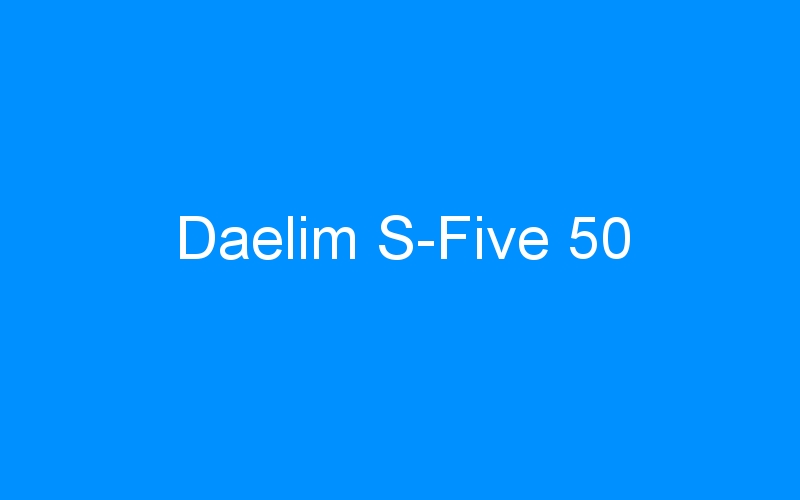 You are currently viewing Daelim S-Five 50