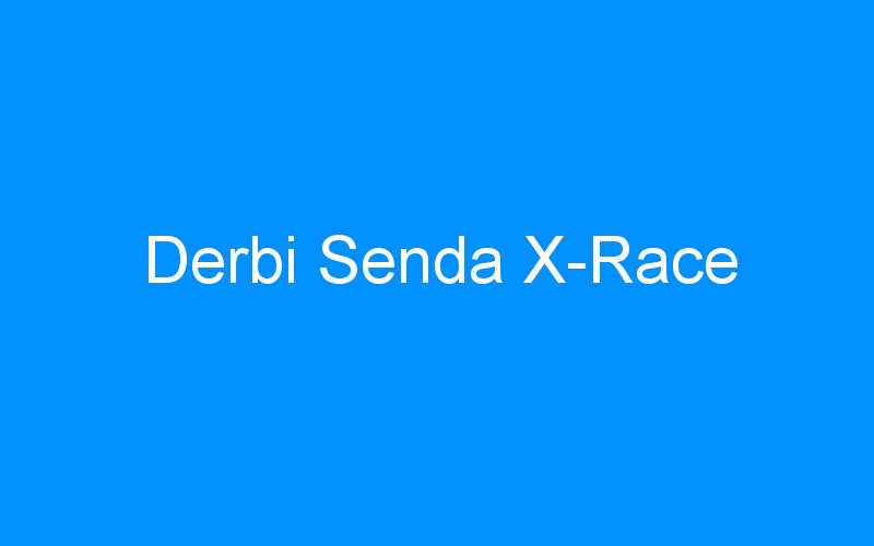 You are currently viewing Derbi Senda X-Race