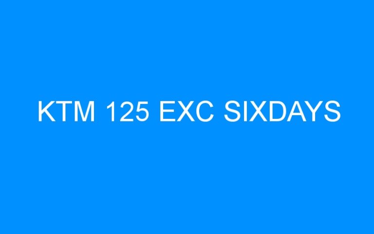 KTM 125 EXC SIXDAYS