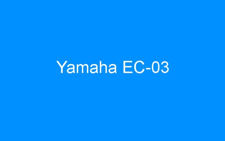 Lire la suite à propos de l’article Yamaha EC-03