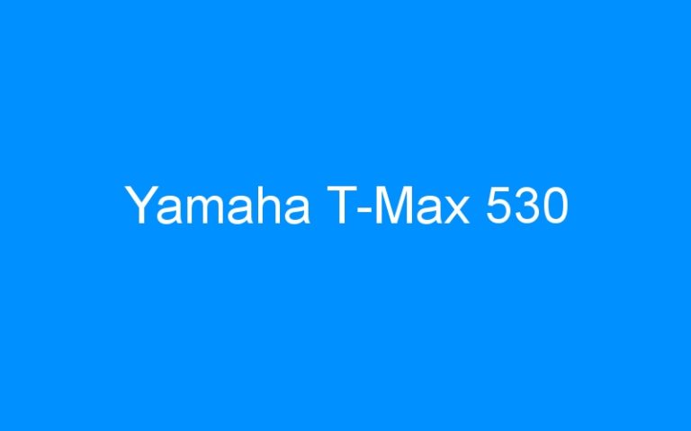 Lire la suite à propos de l’article Yamaha T-Max 530