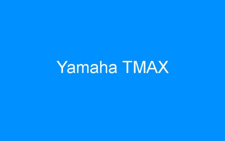 Lire la suite à propos de l’article Yamaha TMAX